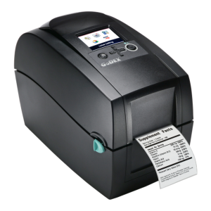 Drukarka etykiet Godex RT200i termotransferowa 203 dpi / do 54 mm / PC / Mac / USB / USB HOST / Ethernet / RS232 