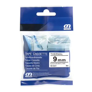 Taśma nielaminowana Brother MK-221 9 mm x 8 m 