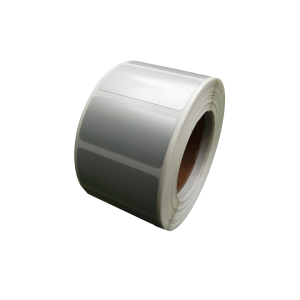 Etykiety termotransferowe Specmark 80 x 50 mm 1000 szt. / foliowe / gilza fi40 / srebrne