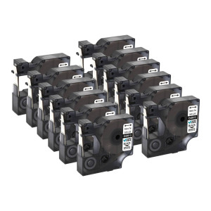 Taśma Specmark D1-40913 9 mm x 7 m / do drukarek DYMO D1 / zestaw 10 szt.
