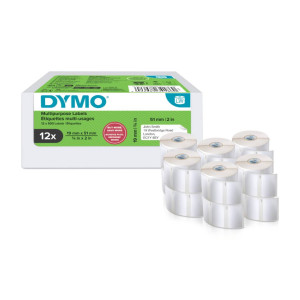 Etykiety DYMO LW-11355 2234186 19 x 51 mm 500 szt. / do drukarek etykiet DYMO LabelWriter / zestaw 12 szt.