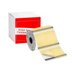 Etykiety Phomemo WP4030-230GD 40 x 30 mm 230 szt. / transparentny złoty / czarny nadruk / do drukarek serii M 