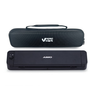 Przenośna drukarka termotransferowa A4 AIMO P832 300 dpi / do 210 mm / PC / Mac / Smartfon / BT / USB / z walizką w zestawie 