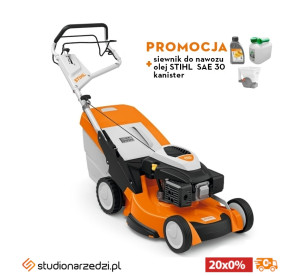 Stihl RM 655 V, Wygodna kosiarka spalinowa z funkcją 3 w 1.