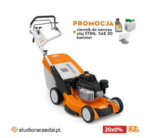 Stihl RM 655 YS, Kosiarka spalinowa ze sprzęgłem i hamulcem noża.