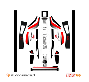 Zestaw naklejek FORMULA do robotów Mammotion Luba 2