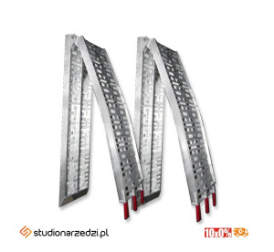 Rampa najazdowa aluminiowa 228 cm - udźwig do 680 kg