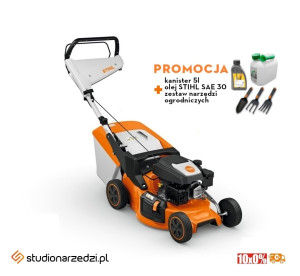 Stihl RM 248 Kosiarka spalinowa idealna do ogrodu - BEZ NAPĘDU