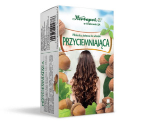 Herbapol Kraków Płukanka do włosów przyciemniająca 18 saszetek - Studio Zielarskie