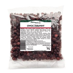 Herbapol Kraków Owoc żurawiny 50g - Studio Zielarskie