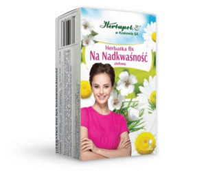 Zioła na jelita. Herbatka na nadkwaśność 20 saszetek Herbapol Kraków