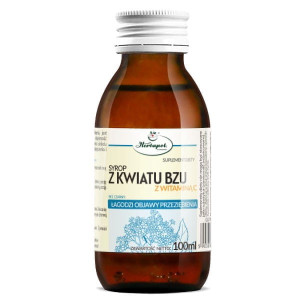 Herbapol Kraków Syrop Z kwiatu bzu z Witaminą C 100ml - Studio Zielarskie