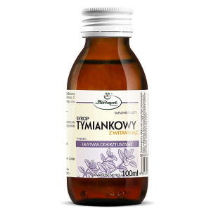 Herbapol Kraków Syrop Tymiankowy z Witaminą C 100ml - Studio Zielarskie