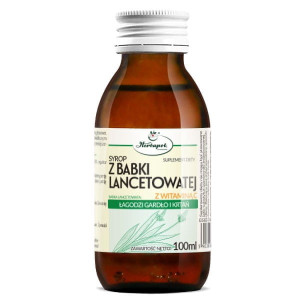 Herbapol Kraków Syrop z babki lancetowatej z Witaminą C 100ml - Studio Zielarskie