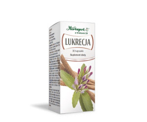 Herbapol Kraków Lukrecja 30 kapsułek - Studio Zielarskie