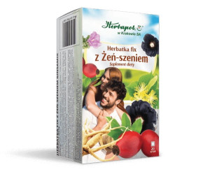 Herbapol Kraków Herbatka z żeń-szeniem GINSAMIX 20 saszetek - Studio Zielarskie