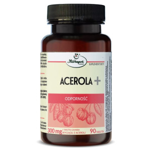 Herbapol Kraków Acerola 90 tabletek - Studio Zielarskie