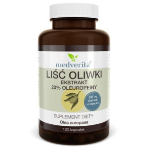 Medverita Liść oliwny 120 kapsułek - Studio Zielarskie