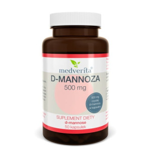 Medverita D-mannoza 50 kapsułek - Studio Zielarskie