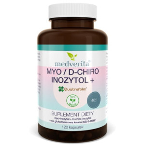 Medverita Myo/D-chiro-Inozytol 40:1 120 kapsułek - Studio Zielarskie