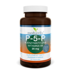 Medverita Witamina B6 P-5-P 60 kapsułek - Studio Zielarskie