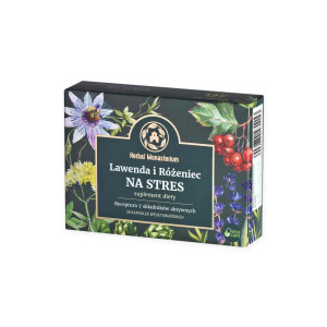 HERBAL MONASTERIUM Na Stres Lawenda i Różeniec 30 kapsułek - Studio Zielarskie