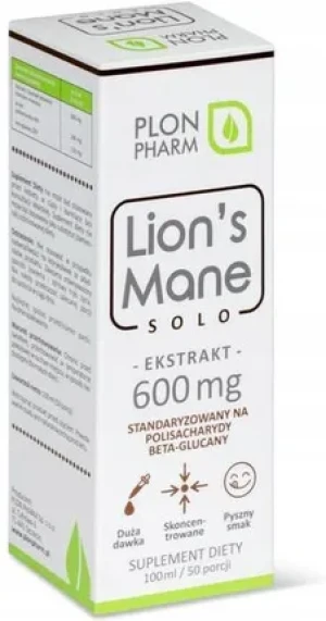 PLON PHARM Lions Mane Solo soplówka 100ml - Studio Zielarskie