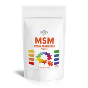 SOUL FARM MSM Siarka organiczna proszek 200g - Studio Zielarskie