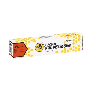 API EFFECT Czopki propolisowe z olejem rycynowym 12 sztuk - Studio Zielarskie