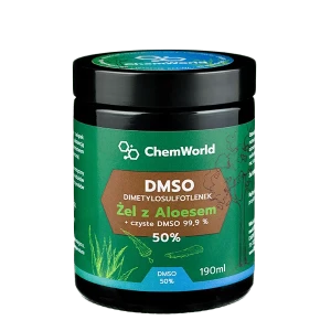 CHEMWORLD Żel DMSO 50% z aloesem 190 ml - Studio Zielarskie