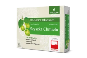 Colfarm Szyszka chmielu 30 tabletek - Studio Zielarskie