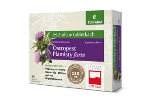 Colfarm Ostropest Plamisty Forte 60 tabletek - Studio Zielarskie