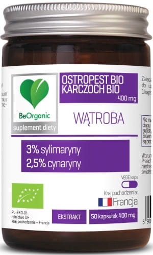 ALINES BIO Ostropest + Karczoch 50 kapsułek - Studio Zielarskie