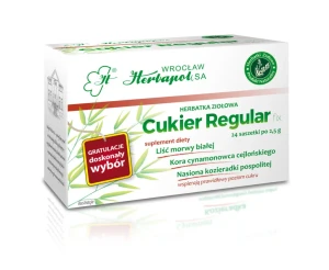 Herbapol Wrocław Herbatka Cukier Regular 24 saszetek - Studio Zielarskie