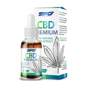 SFD CBD Premium 5% płyn 12 ml - Studio Zielarskie