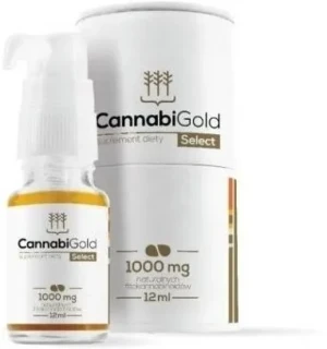 CannabiGold Select 1000 olej 12ml - Studio Zielarskie