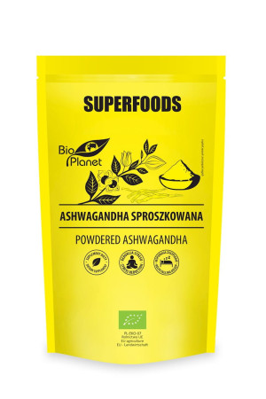 BIO PLANET Ashwagandha sproszkowana Bio 150g - Studio Zielarskie