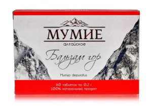 ARAM Mumio Oczyszczone Shilajit ałtajskie Balsam gór 60 tabletek - Studio Zielarskie