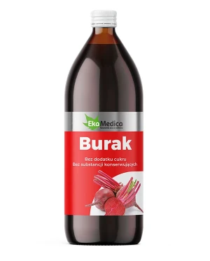 EKA MEDICA Burak sok 100% 1000ml - Studio Zielarskie