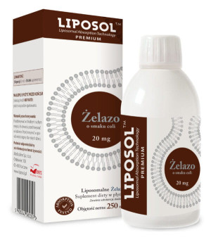 Aliness Liposol Żelazo 250ml - Studio Zielarskie