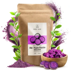 MARY ROSE Purple Matcha Alternative Ube 100g - Studio Zielarskie