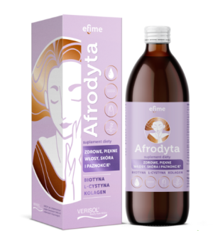 EKA MEDICA Efime Afrodyta włosy, skóra, paznokcie 500ml - Studio Zielarskie