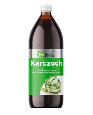 EKA MEDICA Karczoch sok 1000ml - Studio Zielarskie