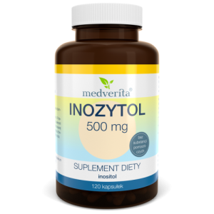 MEDVERITA Inozytol 500 mg 120 kapsułek - Studio Zielarskie