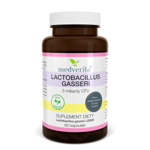 MEDVERITA Lactobacillus gasseri 3mld FCU 60 kapsułek - Studio Zielarskie