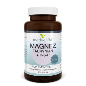 Medverita Magnez (Taurynian) + B6 50 kapsułek - Studio Zielarskie