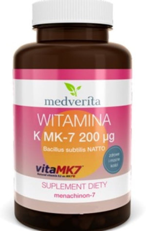 Medverita Witamina K2 MK7 200µg 60 kapsułek - Studio Zielarskie