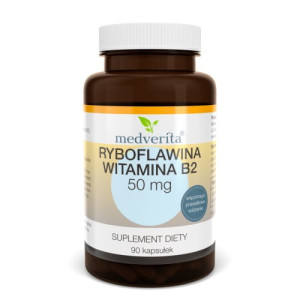 Medverita Witamina B2 Ryboflawina 90 kapsułek - Studio Zielarskie