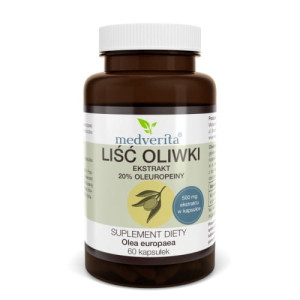 Medverita Liść oliwny 60 kapsułek - Studio Zielarskie