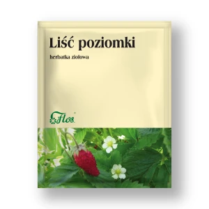FLOS Poziomka, liść poziomki 50g - Studio Zielarskie